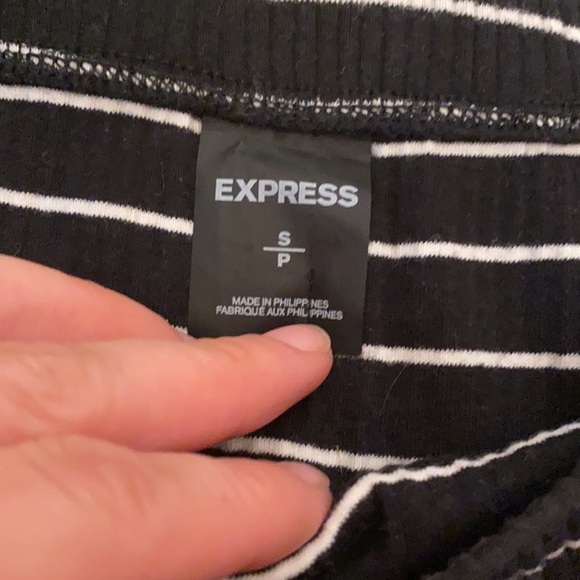 Express Striped Pencil MIDI Skirt - Picture 2 of 2